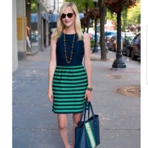 ISO Vineyard Vines green and navy striped dress